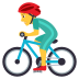 🚴‍♂️ man biking display on JoyPixels